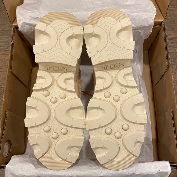 Sorel Brex Nova Sand Cozy Lace Booties Ankle Boots Shoes Heels Multi Size NEW - Picture 8 of 9